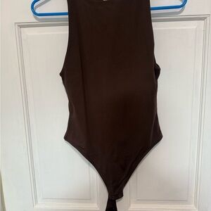 Aritzia Dark Brown Bodysuit
